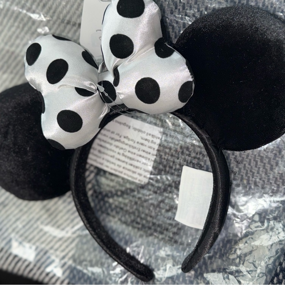 Polka Dot Black and White Kids Headband